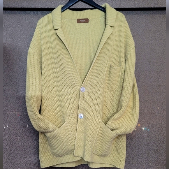 Agnona Cashmere Cotton Knit Cardigan - Picture 2 of 11